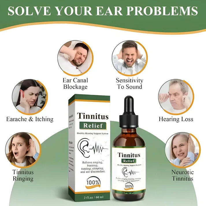 Tinnitus Relief Drops – Fast Relief for Ear Noise, Ringing & Buzzing